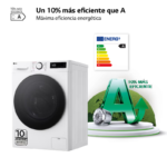 Lavadora LG F4WR6013AGW de carga frontal 13 kg 1400 rpm - Imagen 2