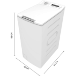 Cecotec Lavadora de Carga Superior 8 kg 1300 rpm Top Max 80 - Imagen 3