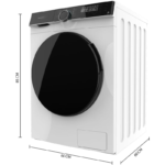 Cecotec Lavadora de carga frontal Bolero DressCode 12 kg 1400 rpm 121000 - Imagen 4