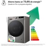 Lavadora LG Carga Frontal 9 kg 1400 rpm F4WR7009AGS - Imagen 3