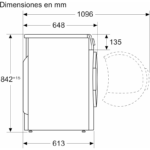 Bosch Secadora 8 kg Condensación WPG23100ES - Imagen 2