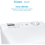 Candy CST 06LET 6 kg 1000 rpm Lavadora de Carga Superior - Imagen 3