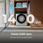 Cecotec Lavadora de Carga Frontal 7150 1400 rpm 7 kg Steel - Imagen 2