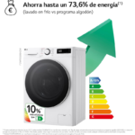 LG Lavadora de Carga Frontal 8 kg F2WR5S08A0W Blanca - Imagen 5