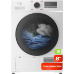 Secadora 8 kg Condensación 16 Programas EVVO S8C