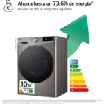 LG F4WR7010AGS lavadora de carga frontal 10 kg 1400 rpm - Imagen 3
