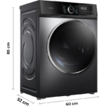 Cecotec Lavadora de Carga Frontal 8 kg 1400 rpm 8500 Steel - Imagen 3