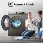 Hisense Lavadora Inox 8 kg Carga Frontal WFQP8014EVMT 1400 rpm - Imagen 2