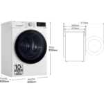 Secadora 9 kg LG RH90V9AV3N A+++ Bomba de Calor - Imagen 2