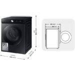 Samsung Lavadora de Carga Frontal 1400 rpm 11 kg WW11DB7B94G - Imagen 3