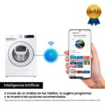 Lavadora Samsung de carga frontal 9 kg 1400 rpm WW90T684DHE/S3 - Imagen 4