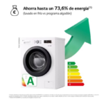 Lavadora LG F4X1009NWK de Carga Frontal 9 kg 1400 rpm - Imagen 3