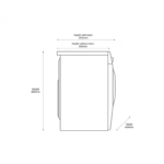 Samsung Lavadora de Carga Frontal 8 kg 1400 rpm WW80CGC04DAEEU - Imagen 3